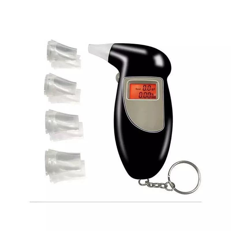 Alcooltester digital portabil cu 4 capete de rezerva – testare rapida