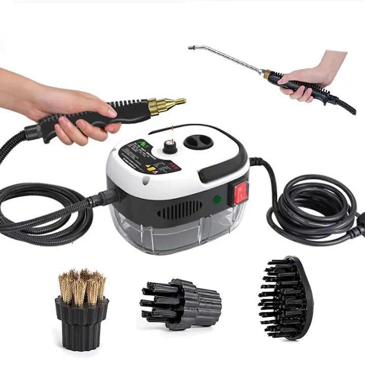 Aparat de curatat cu abur profesional 2500W, Rezervor 1L, pentru Bucatarie si Baie