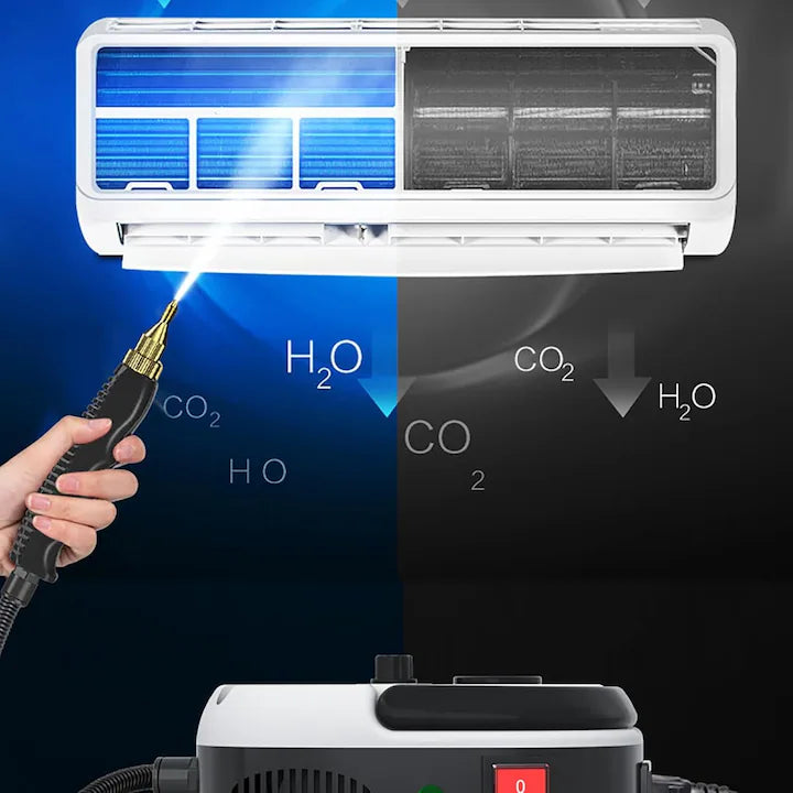 Aparat de curatat cu abur profesional 2500W, Rezervor 1L, pentru Bucatarie si Baie