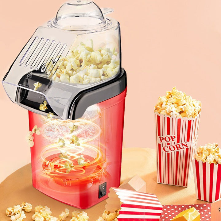 Aparat de Facut Popcorn cu Aer Cald, 1200W, Fara Ulei, Preparare Rapida in 3 Minute