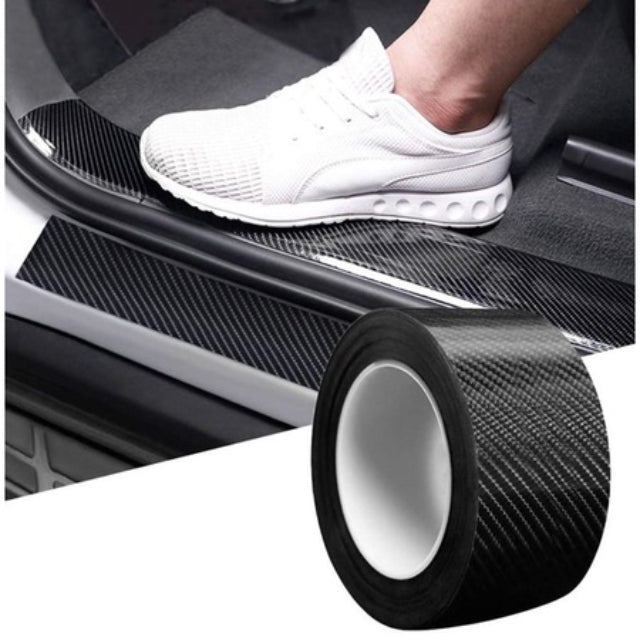 Banda Adeziva din Carbon – Protectie Anti-Zgarieturi si Tuning Auto 3m x7cm