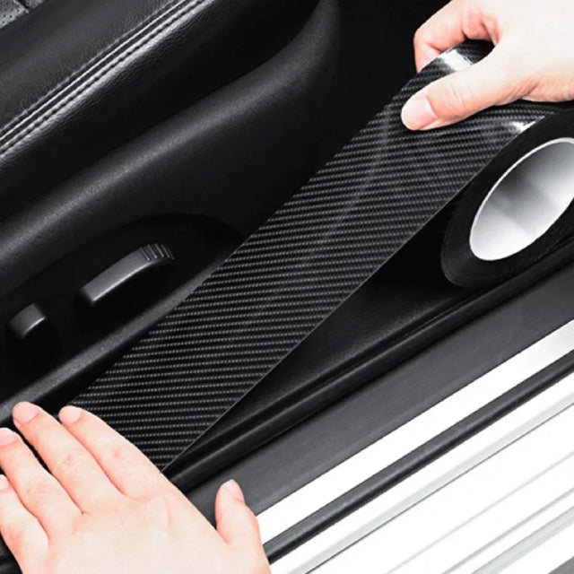 Banda Adeziva din Carbon – Protectie Anti-Zgarieturi si Tuning Auto 3m x7cm
