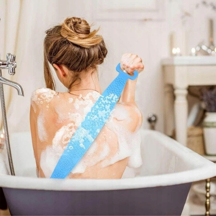 Banda din Silicon pentru Masaj si Exfoliere Spate – Reutilizabila si Usor de Curatat