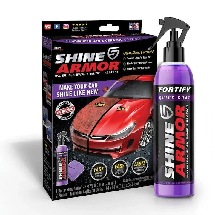 Solutie Ceramica Auto Shine Armor, Protectie Vopsea si Luciu 236ml