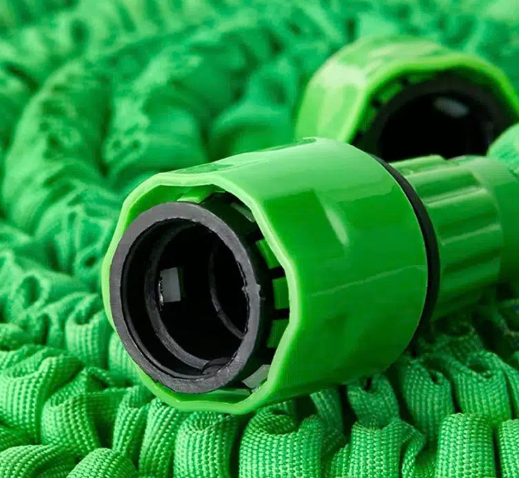 Furtun de Gradina Extensibil 60m, Pistol de Stropit cu 7 Functii Inclus, Conector Rapid, Rezistent si Flexibil