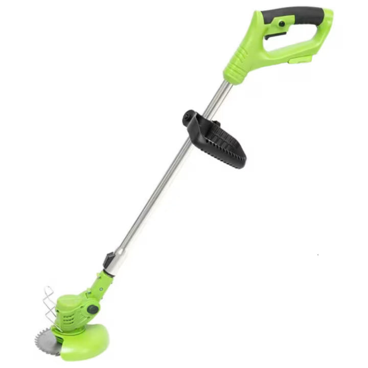 Motocoasa cu 2 Acumulatori 24V, Trimer Gazon fara Fir, 3 Tipuri de Lame (Metal, Plastic, Disc), Incarcator Inclus