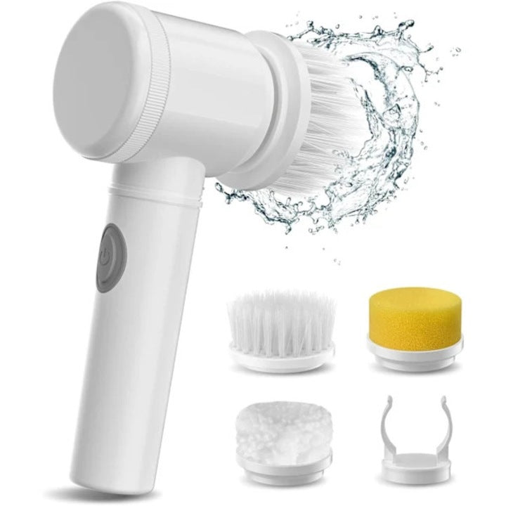 Perie Electrica de Curatare 5 in 1, Multifunctionala, pentru Baie si Bucatarie, Reincarcabila
