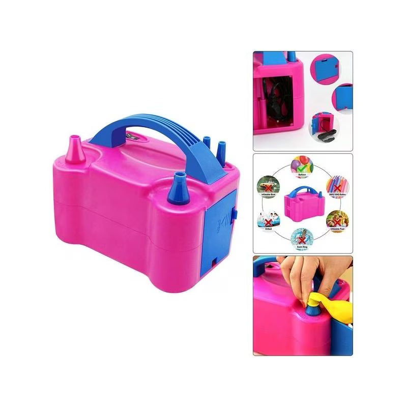 Pompa Electrica pentru Umflat Baloane, 600W, Doua Moduri de Operare, 2 Duze de Umflare